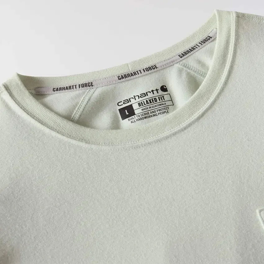 Force T-shirt met lange mouwen, vochtafvoerend en met zak, voor heren