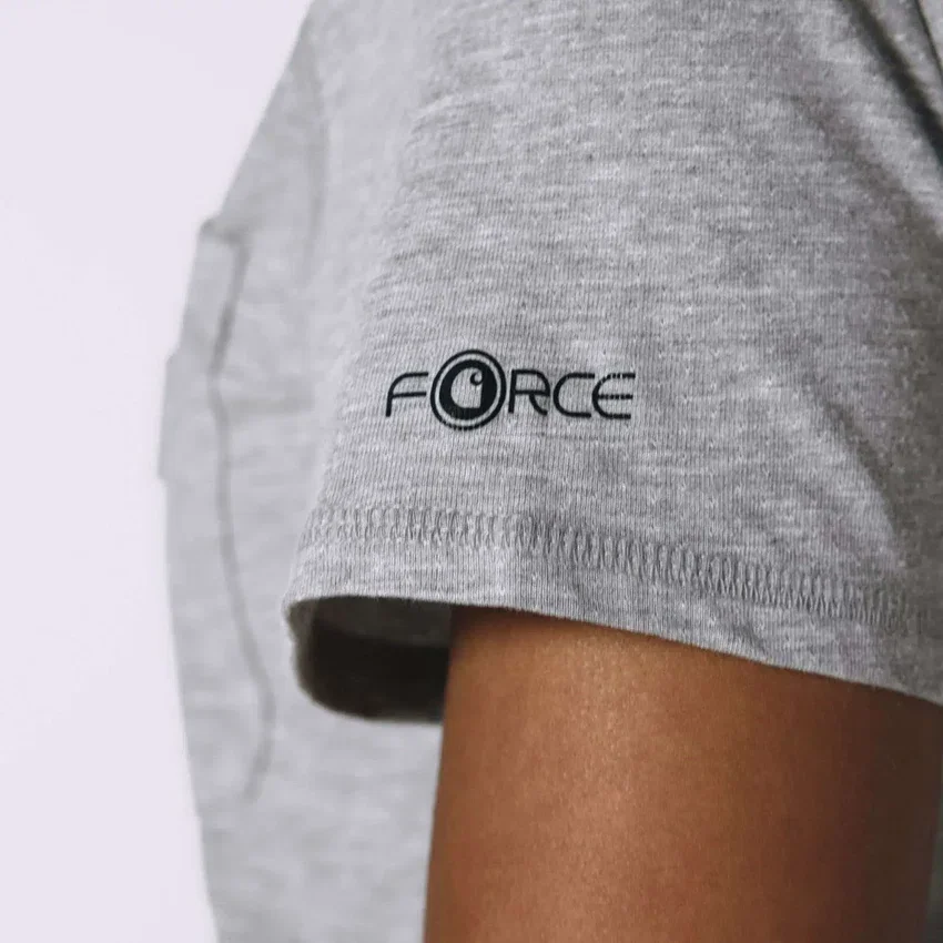 Force T-shirt met zakken voor dames, relaxte pasvorm en vochtafvoerend