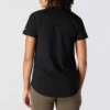 Force T-shirt met zakken voor dames, relaxte pasvorm en vochtafvoerend