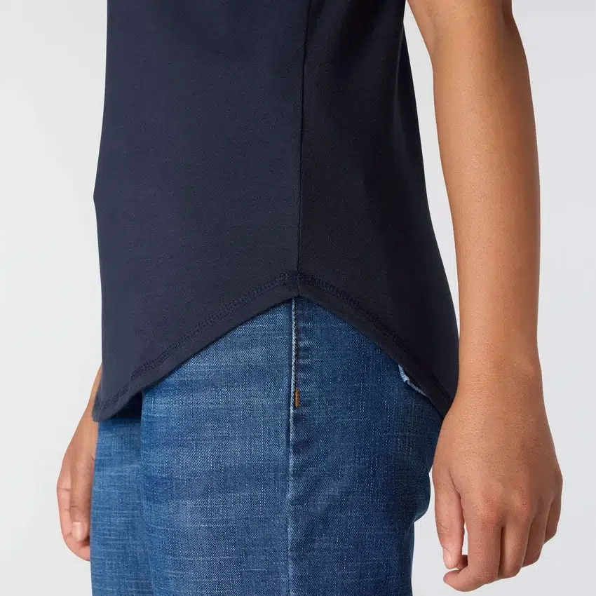 Force T-shirt met zakken voor dames, relaxte pasvorm en vochtafvoerend