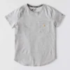 Force T-shirt met zakken voor dames, relaxte pasvorm en vochtafvoerend