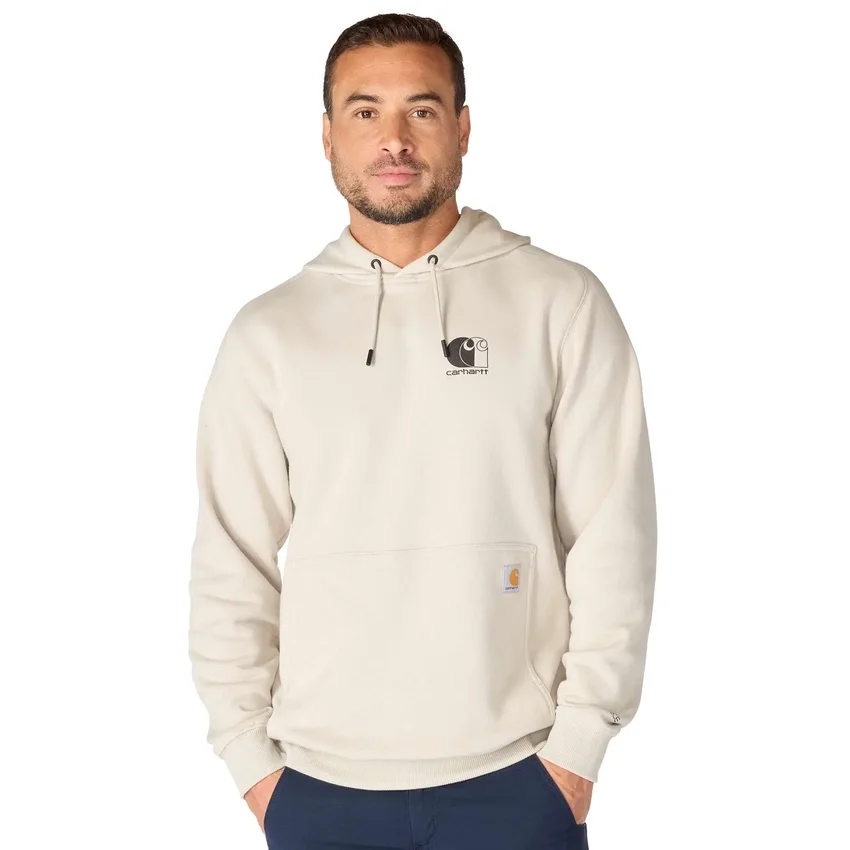 Force vochtafvoerende Hoodie met logo voor heren