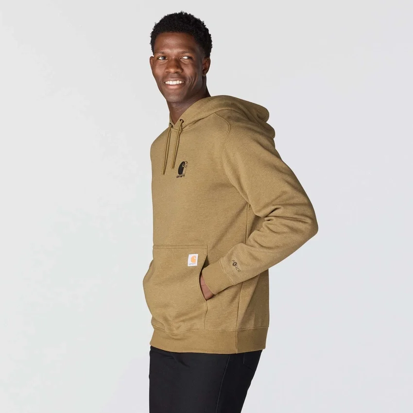 Force vochtafvoerende Hoodie met logo voor heren