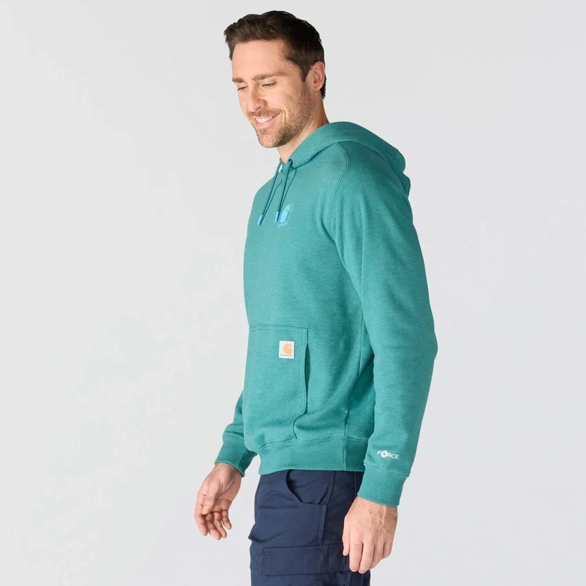 Force vochtafvoerende Hoodie met logo voor heren