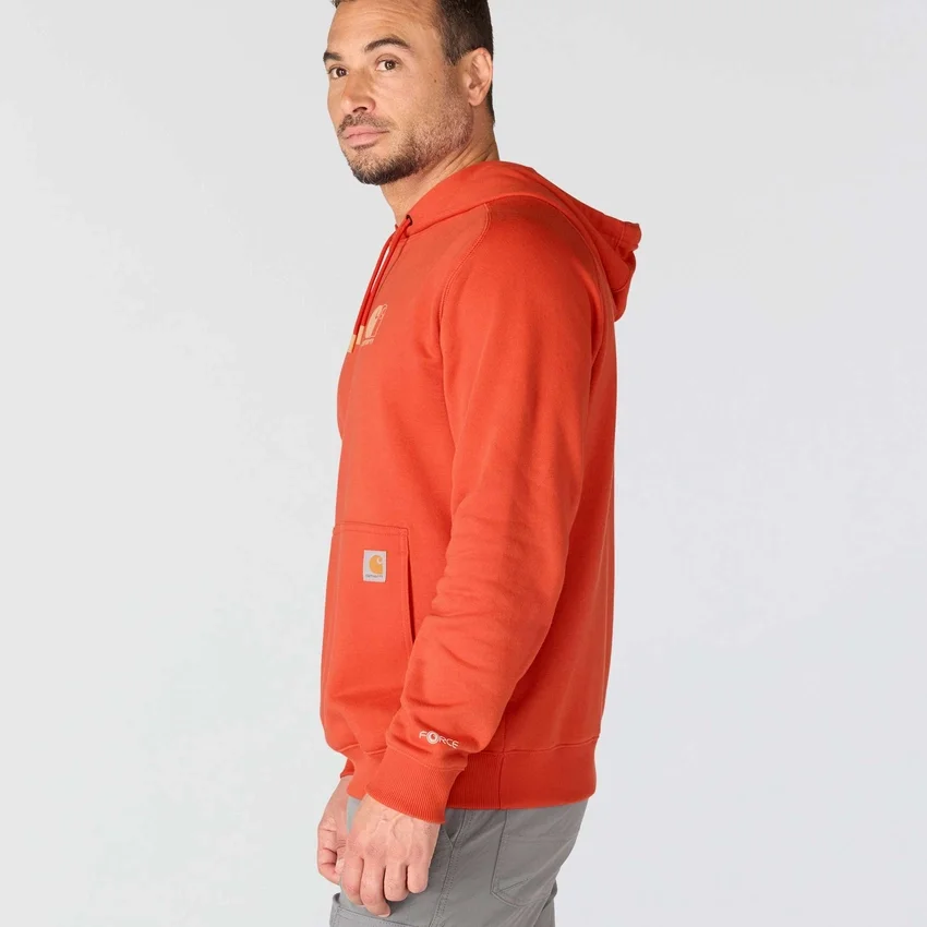 Force vochtafvoerende Hoodie met logo voor heren