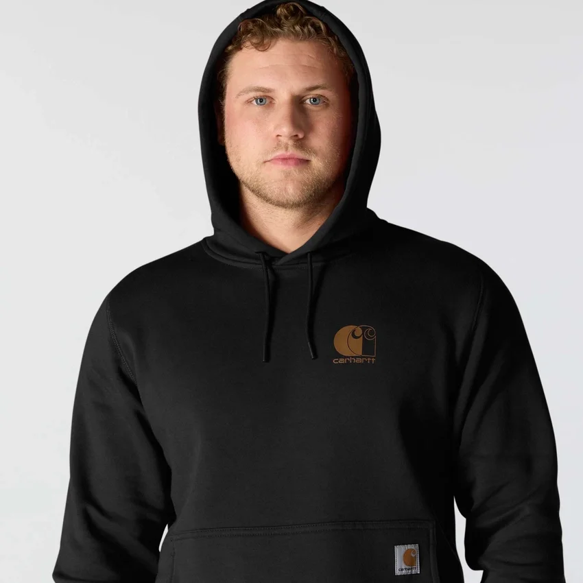 Force vochtafvoerende Hoodie met logo voor heren