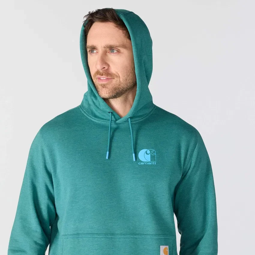 Force vochtafvoerende Hoodie met logo voor heren