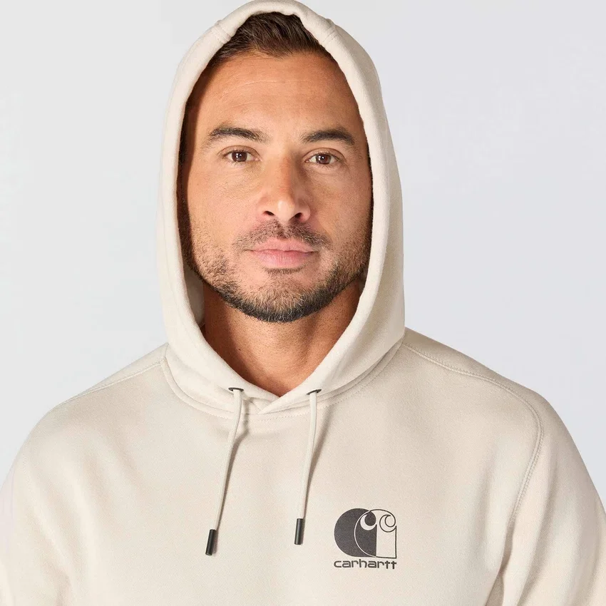 Force vochtafvoerende Hoodie met logo voor heren