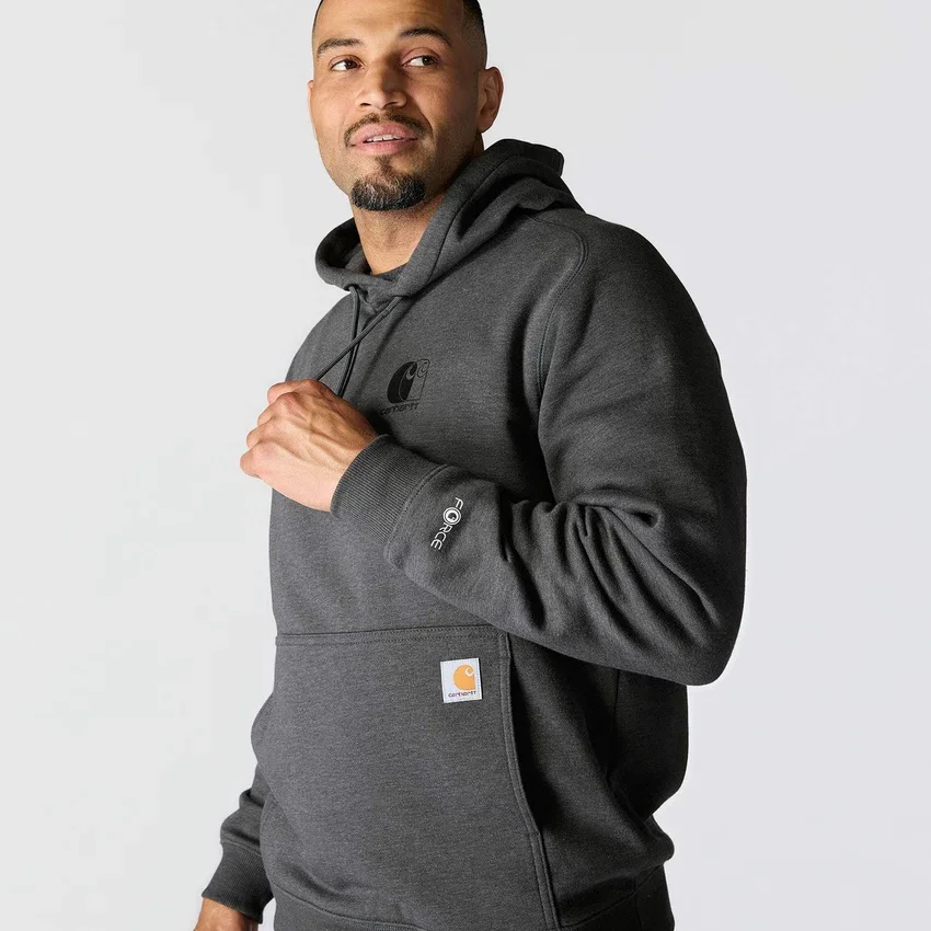 Force vochtafvoerende Hoodie met logo voor heren
