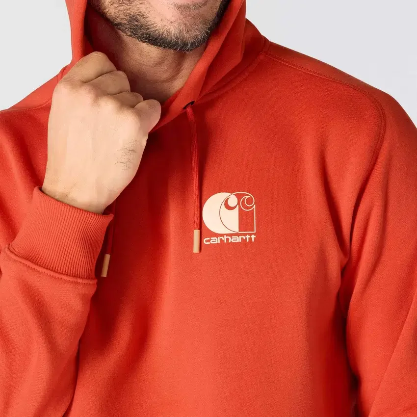 Force vochtafvoerende Hoodie met logo voor heren