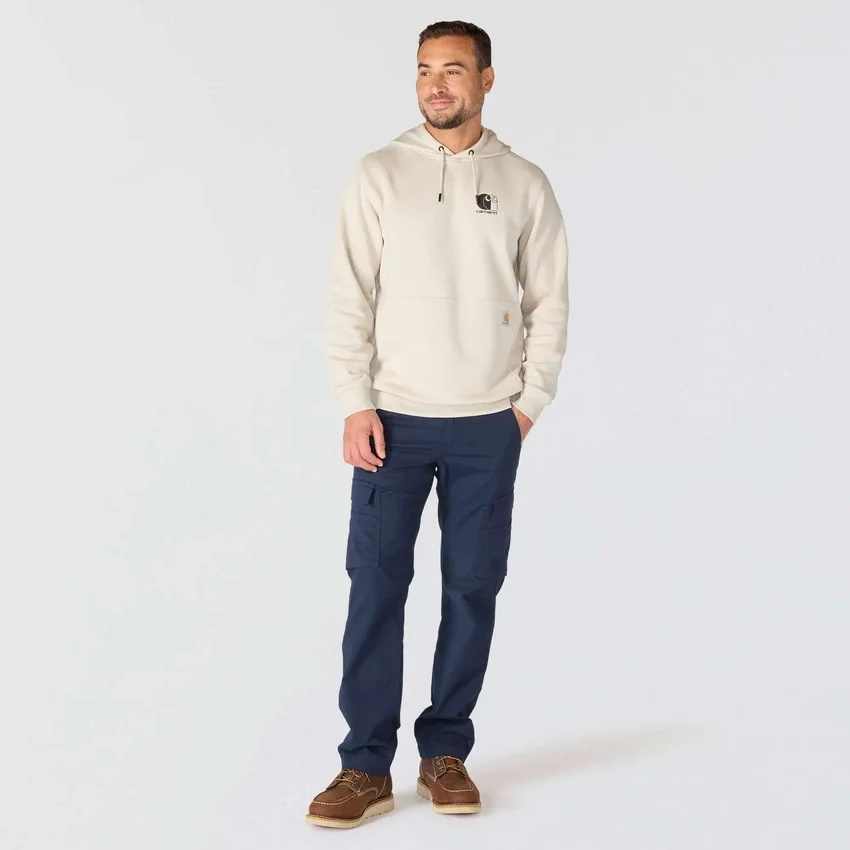 Force vochtafvoerende Hoodie met logo voor heren