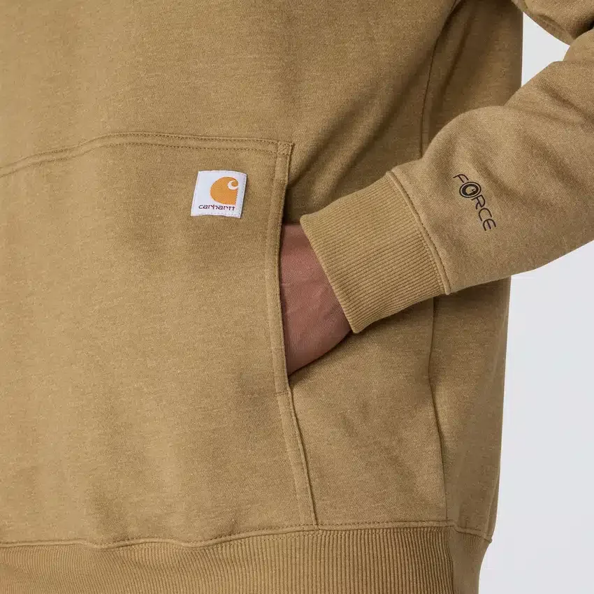 Force vochtafvoerende Hoodie met logo voor heren