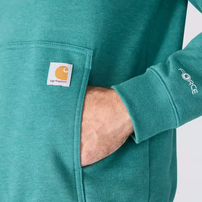 Force vochtafvoerende Hoodie met logo voor heren