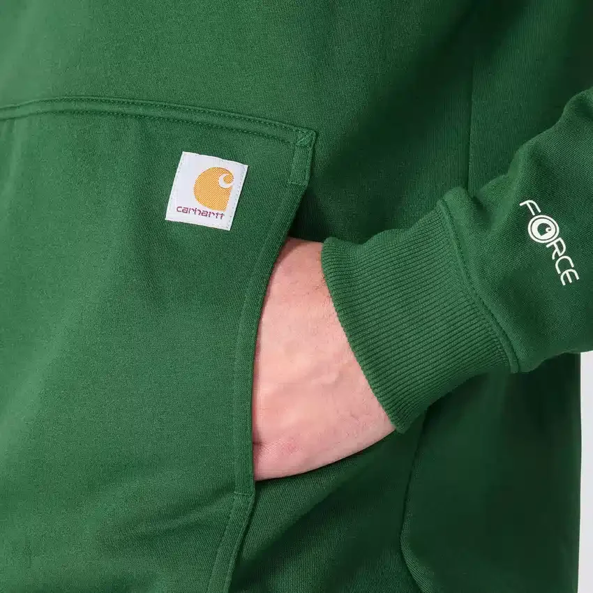 Force vochtafvoerende Hoodie met logo voor heren