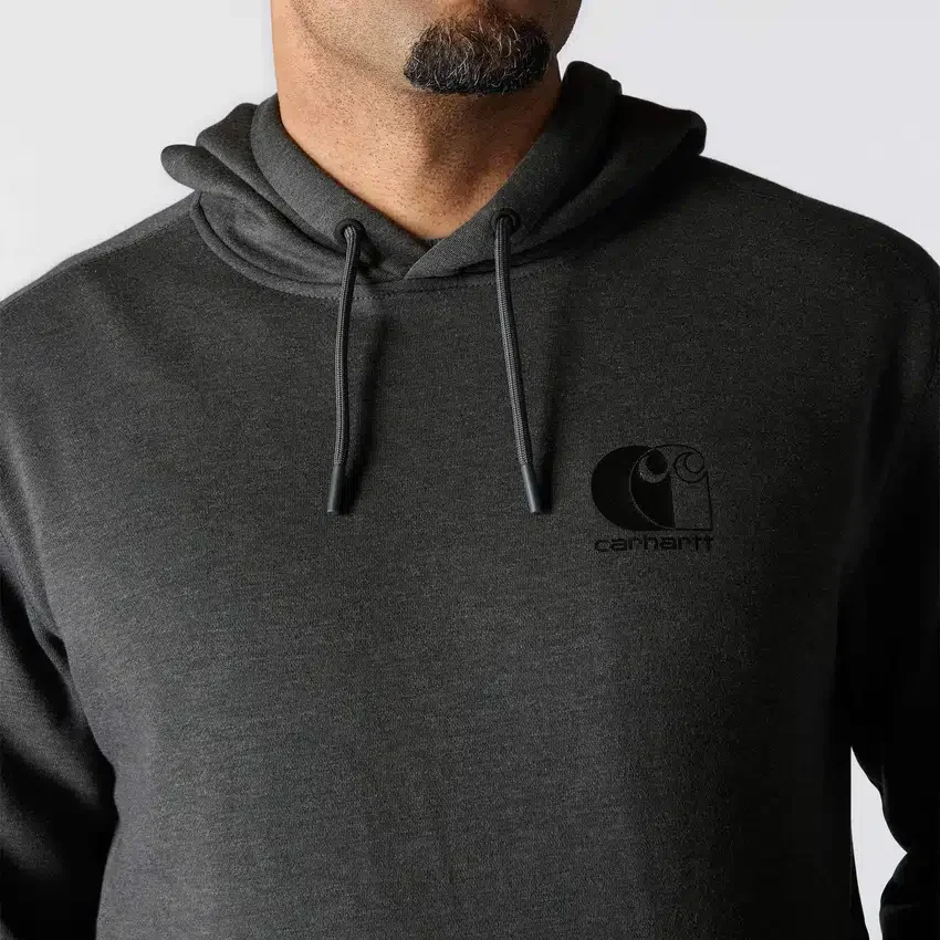 Force vochtafvoerende Hoodie met logo voor heren