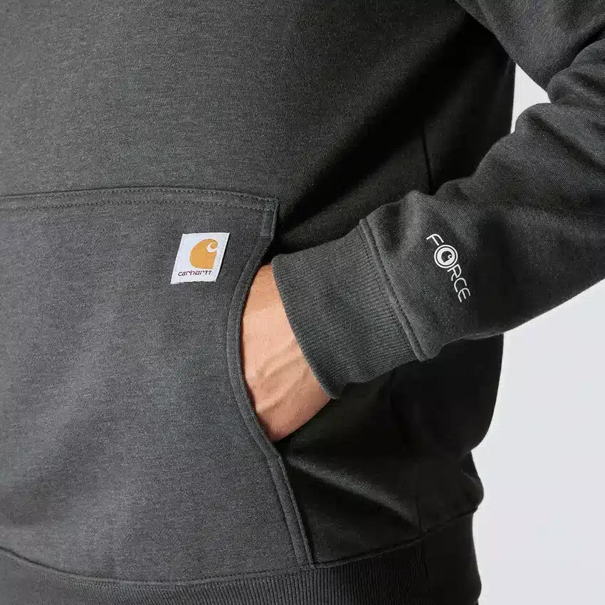 Force vochtafvoerende Hoodie met logo voor heren