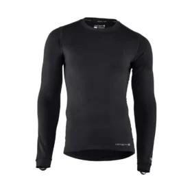 Force zware stretch-basislaag met ronde hals