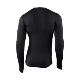 Force zware stretch-basislaag met ronde hals
