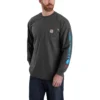 FR Force Irvine T-shirt met lange armstukken en logo voor heren, losse pasvorm - Vlamwerende overhemden