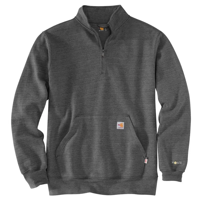 Fr Force Marquette-sweatshirt met kwartrits voor heren - Vlamwerende sweatshirts