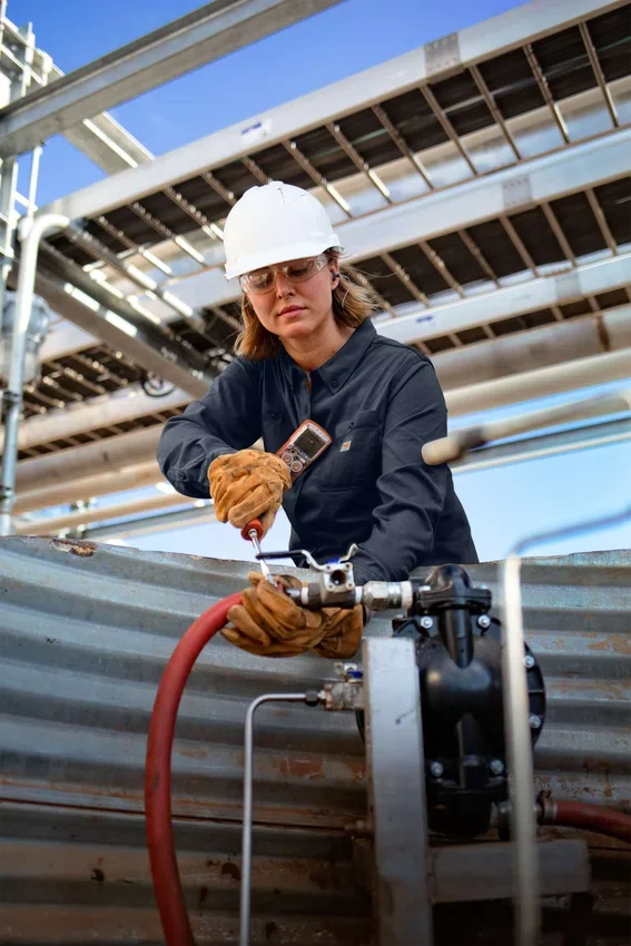 Fr Force-overhemd met lange armstukken en relaxte pasvorm voor dames – Sun Defender™ - Zonwerende overhemden