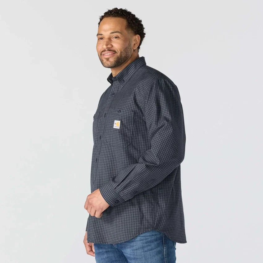 Fr Force Sun Defender™ geruit herenoverhemd met lange armstukken - Zonwerende overhemden