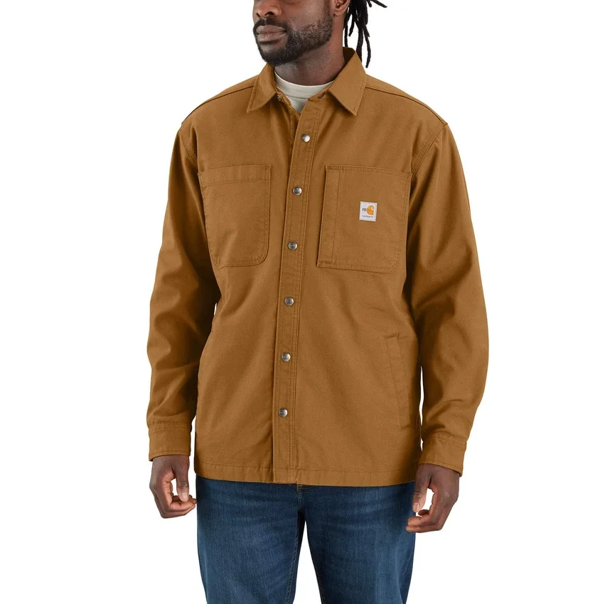 Fr Rigby canvas shirtjas voor heren - Vlamwerende overhemden