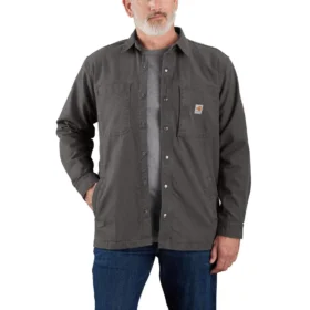 Fr Rigby canvas shirtjas voor heren - Vlamwerende overhemden
