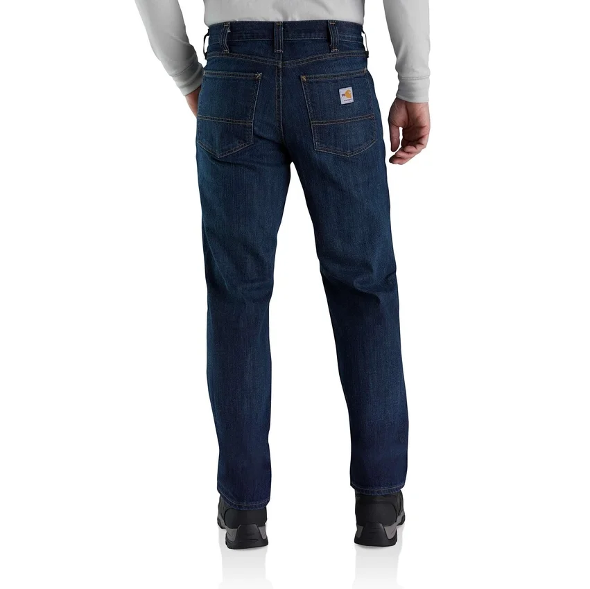 Fr Slim Straight Leg Rugged Flex™-jeans voor heren – Vlamwerende jeans