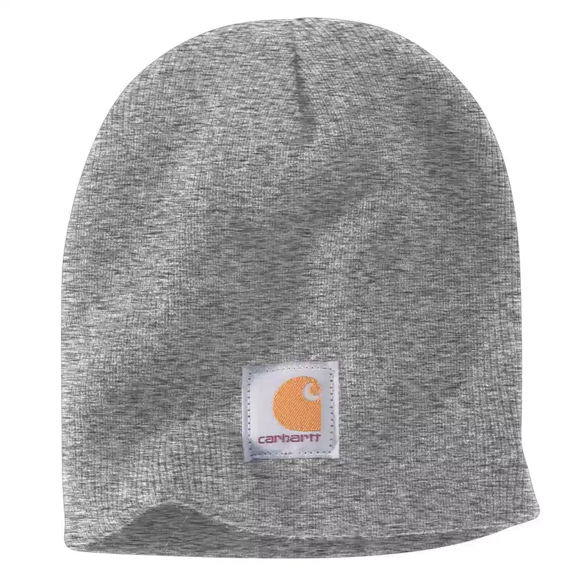 Gebreide muts met logopatch
