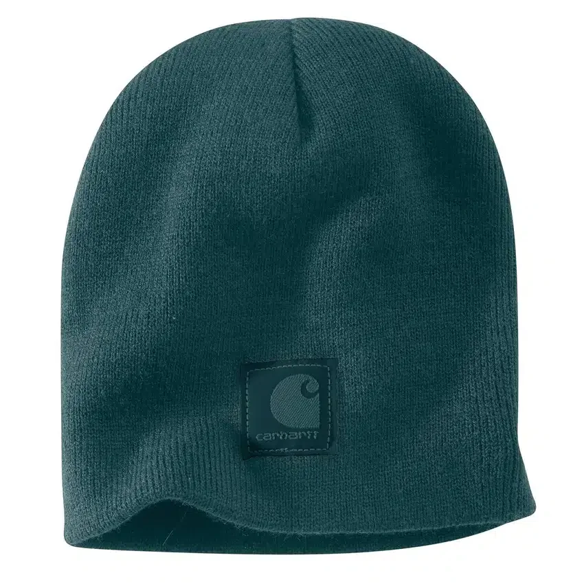 Gebreide muts met logopatch