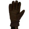 Geïsoleerde handschoen van katoen/synthetisch leer met geribde manchet