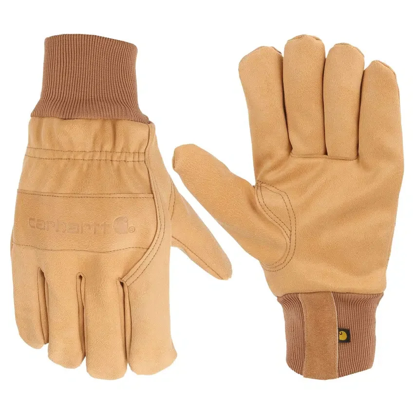 Geïsoleerde handschoen met gebreide manchet in Gunn-model