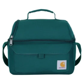 Geïsoleerde lunchkoelbox met twee compartimenten voor 12 blikjes