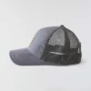Gewassen duck-truckerpet met mesh-achterkant