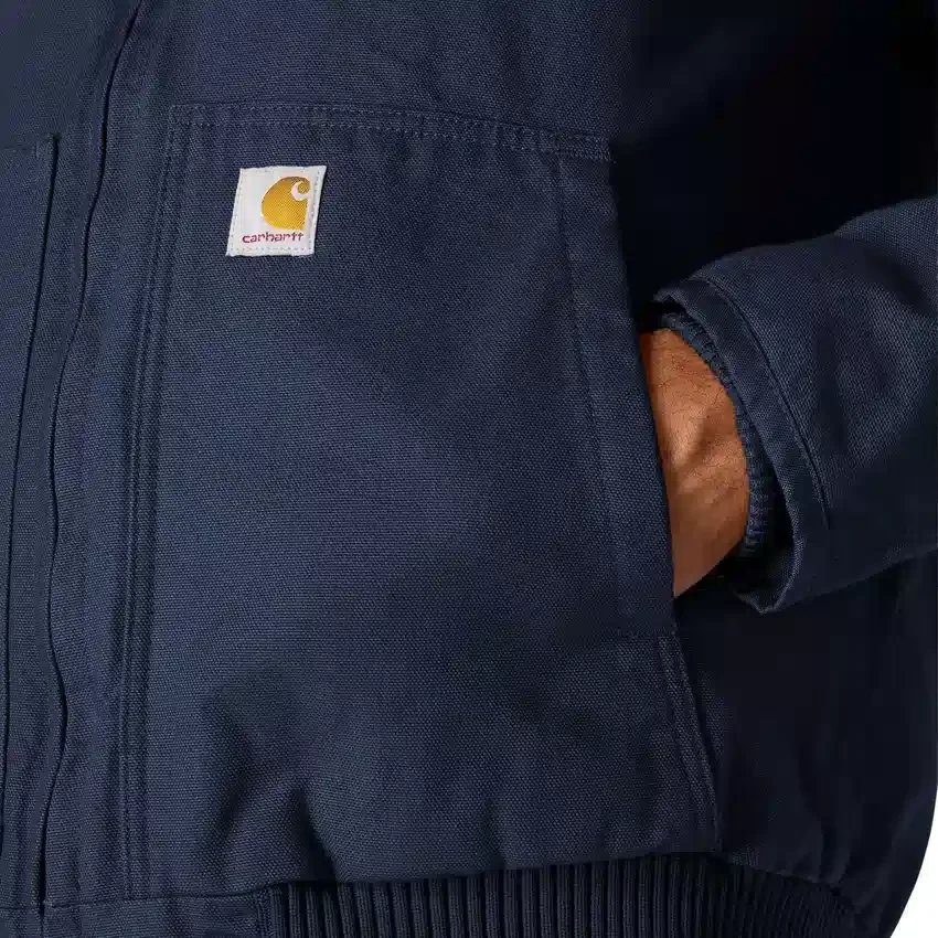 Gewassen, geïsoleerde sportjas voor heren van duck-stof