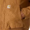 Gewassen, geïsoleerde sportjas voor heren van duck-stof