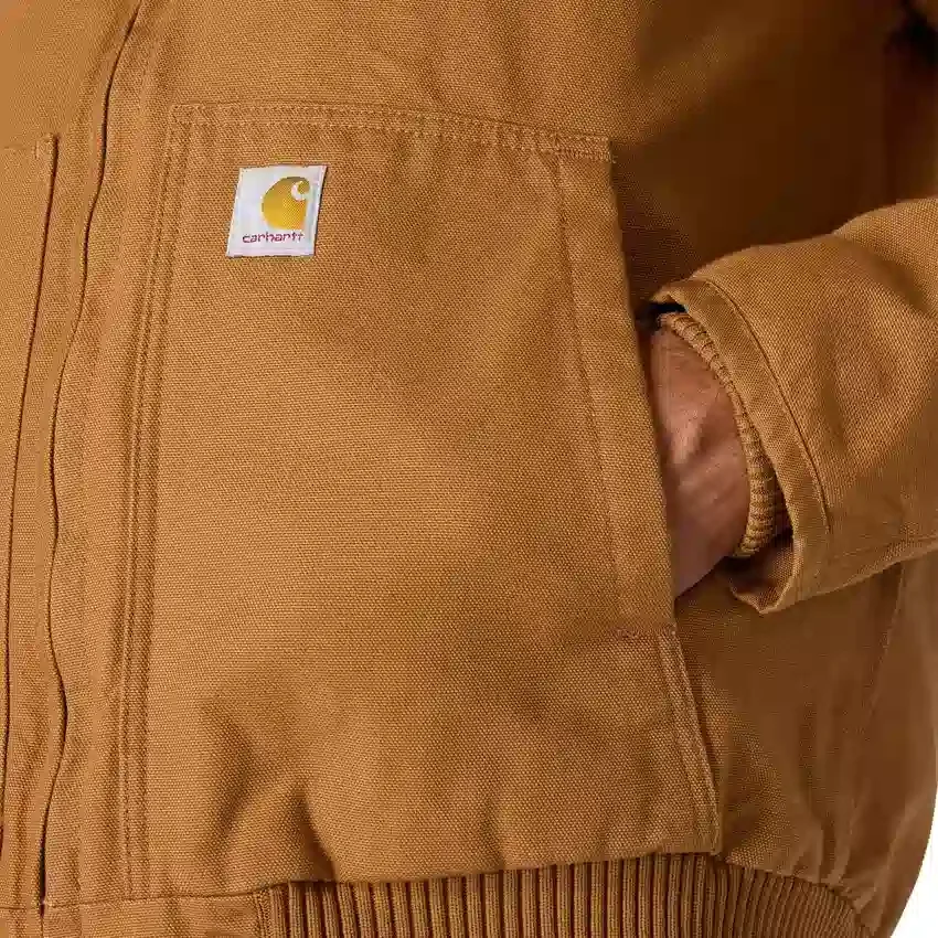 Gewassen, geïsoleerde sportjas voor heren van duck-stof