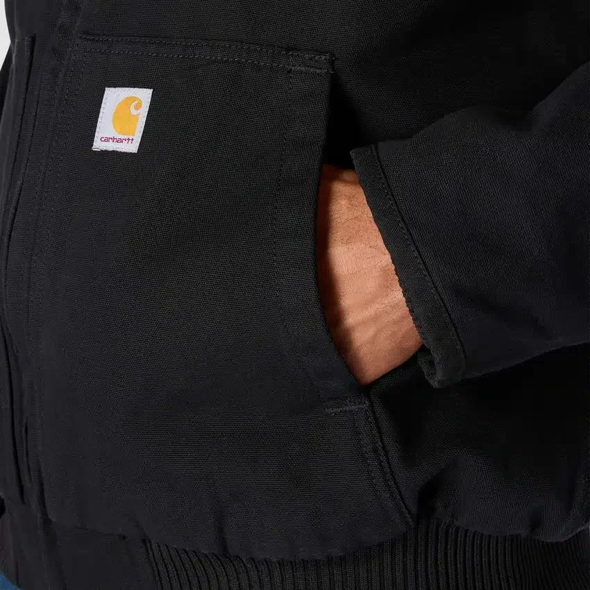 Gewassen, geïsoleerde sportjas voor heren van duck-stof