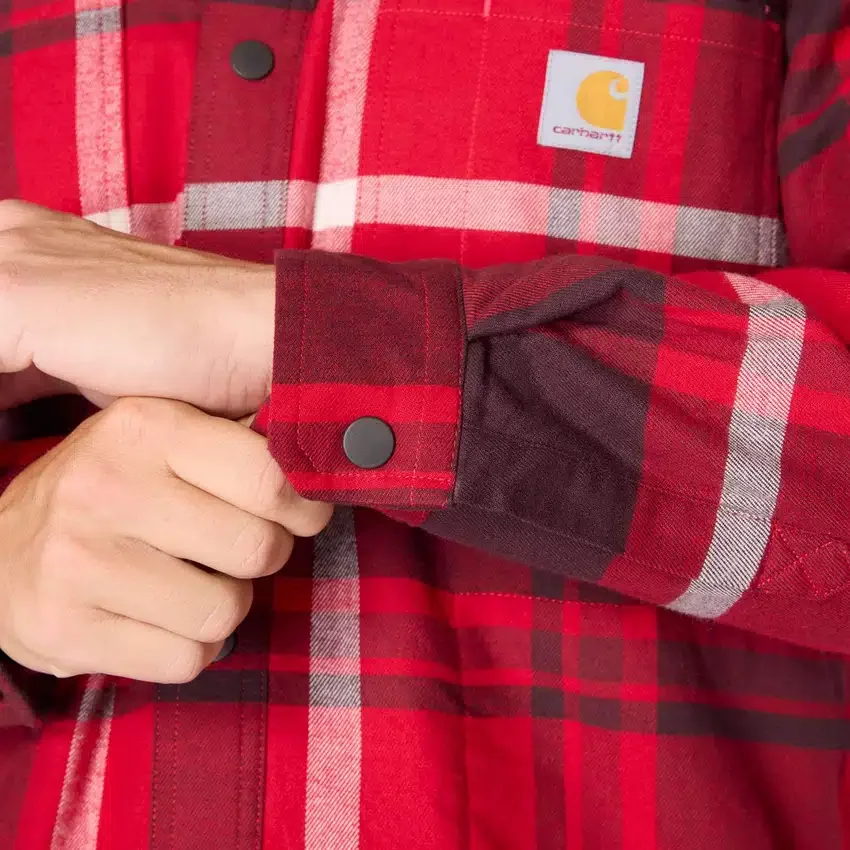 Hamilton geruite overhemd met capuchon voor heren in relaxte pasvorm - Shirtjassen voor heren