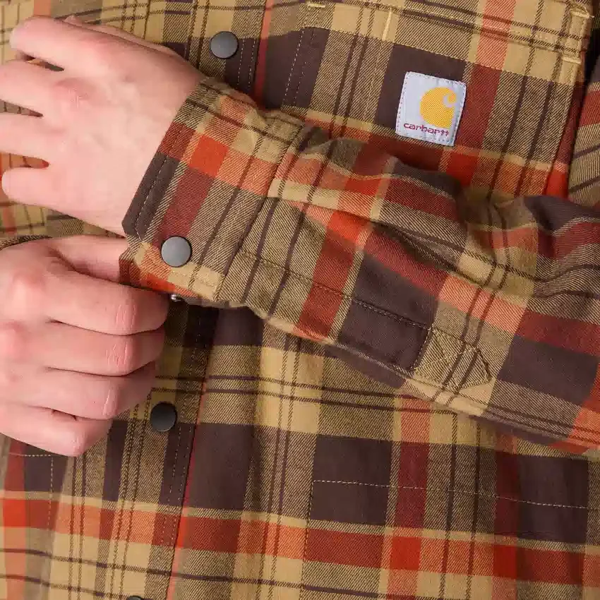 Hamilton geruite overhemd met capuchon voor heren in relaxte pasvorm - Shirtjassen voor heren