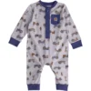 Henley-overall met lange armstukken voor meisjes (baby)