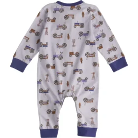 Henley-overall met lange armstukken voor meisjes (baby)