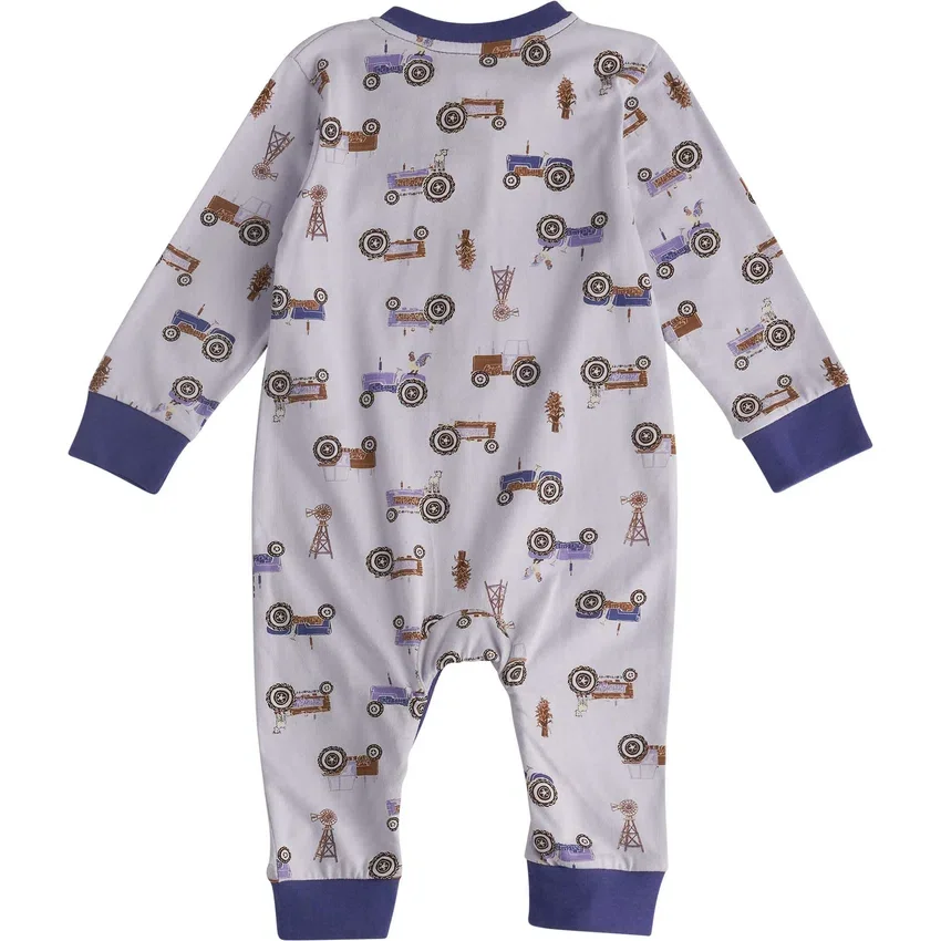 Henley-overall met lange armstukken voor meisjes (baby)