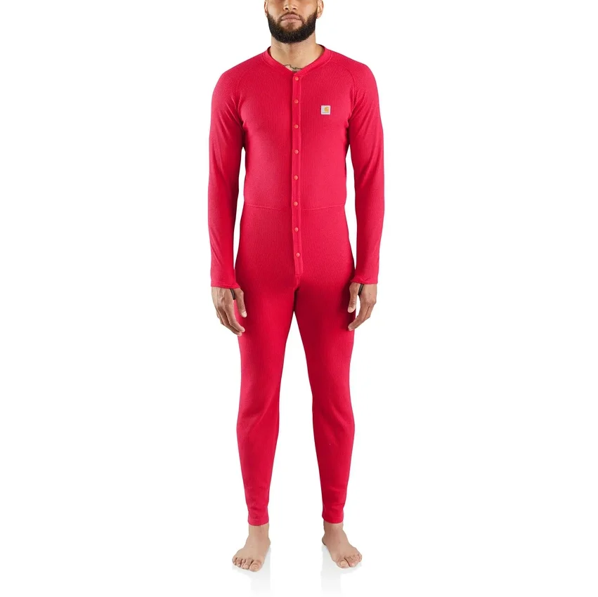Heren-basislaag Union Suit - Klassiek katoen-polyester
