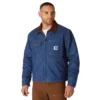 Heren Crafted Series denim Chore Coat met sherpa-voering