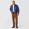 Heren Crafted Series denim Chore Coat met sherpa-voering