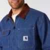 Heren Crafted Series denim Chore Coat met sherpa-voering
