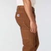 Heren Crafted Series loszittende rechte broek van duck met dubbele knieversterking voor timmerlieden