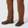 Heren Crafted Series loszittende rechte broek van duck met dubbele knieversterking voor timmerlieden